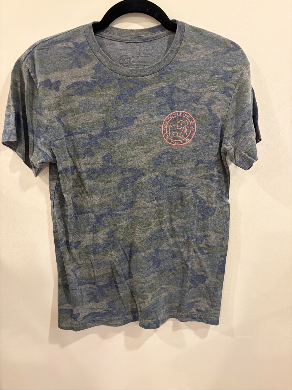 Puppy Love Camo Tee Size S
